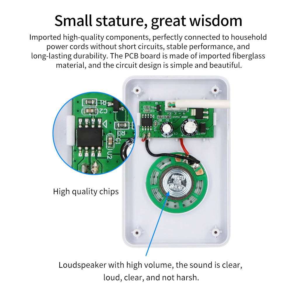Door Bell 12V Wired Doorbell Ring Buzzer for Door Access Control System ding-dong sound Chime DC 12V Access Control Doorbell - Image 3