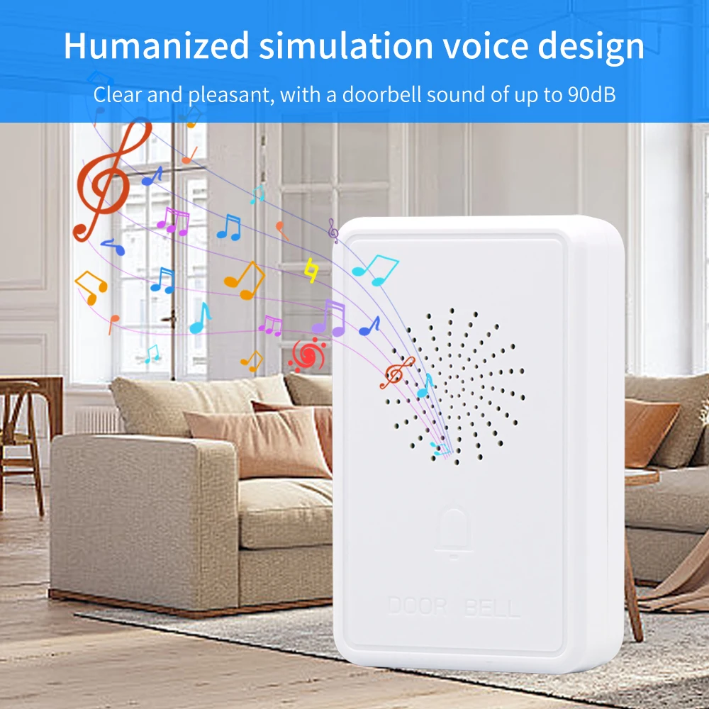 Door Bell 12V Wired Doorbell Ring Buzzer for Door Access Control System ding-dong sound Chime DC 12V Access Control Doorbell - Image 4