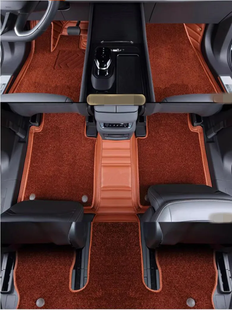 Custom special car floor mats for Hyundai PALISADE 7 8 seats 2025-2020 waterproof double layers carpets for Palisade 2024