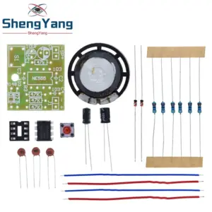 1/2/5PCS TZT NE555 Doorbell Suite Electronic Production Doorbell Suite DIY Kit Ding dong doorbell PCB welding laboratory