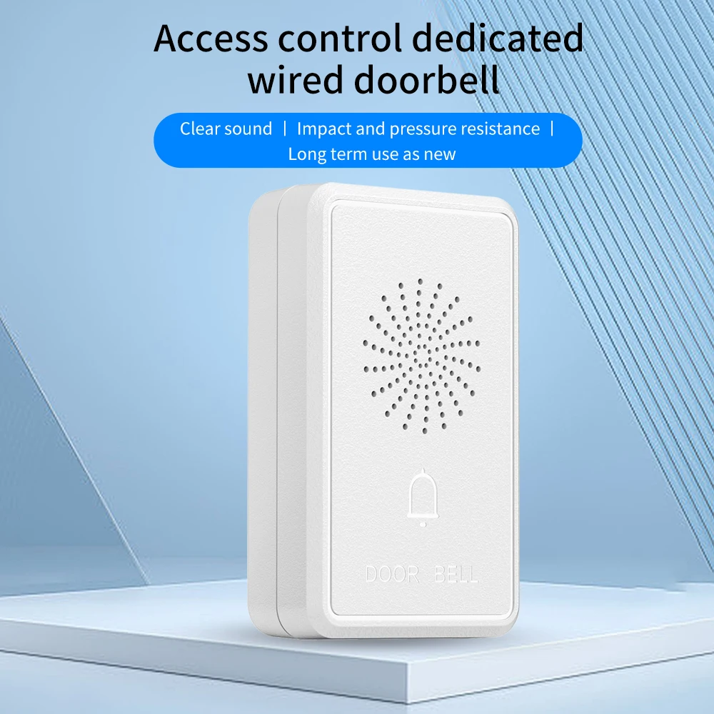 Door Bell 12V Wired Doorbell Ring Buzzer for Door Access Control System ding-dong sound Chime DC 12V Access Control Doorbell - Image 2
