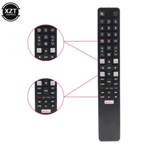YA12 RC802N U43P6046/U55C7006/U49P6046/U65P6046 Remote Control Smart TV Replacement for TCL 4K UHD LCD/LED Smart TV