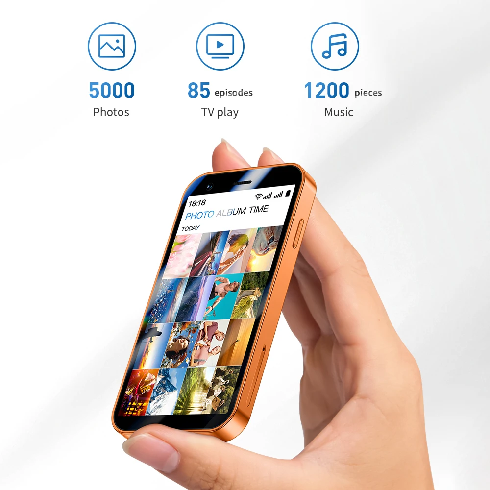 SOYES A17 Mini Android8.1 Smart Phone 3.0 Inches 2GB RAM 16GB ROM Dual SIM Standby Play Store 3G Little Phone - Image 4