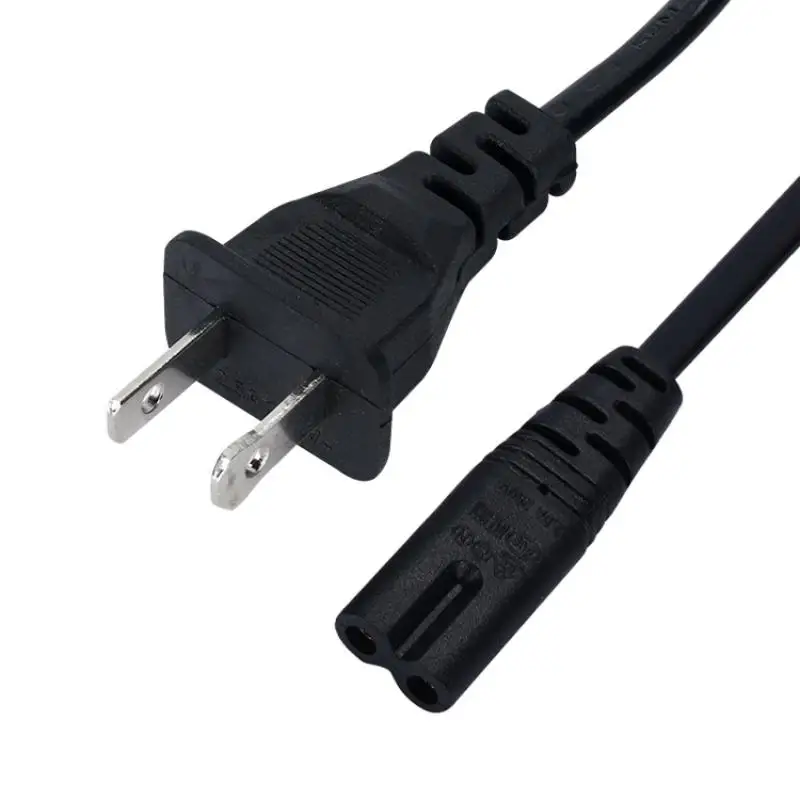 US Plug Power Cable 2pin For Figure 8 Compatible Devices 2 Prong Electrical Cord For Laptop Charger TV Radio Speaker - Image 4