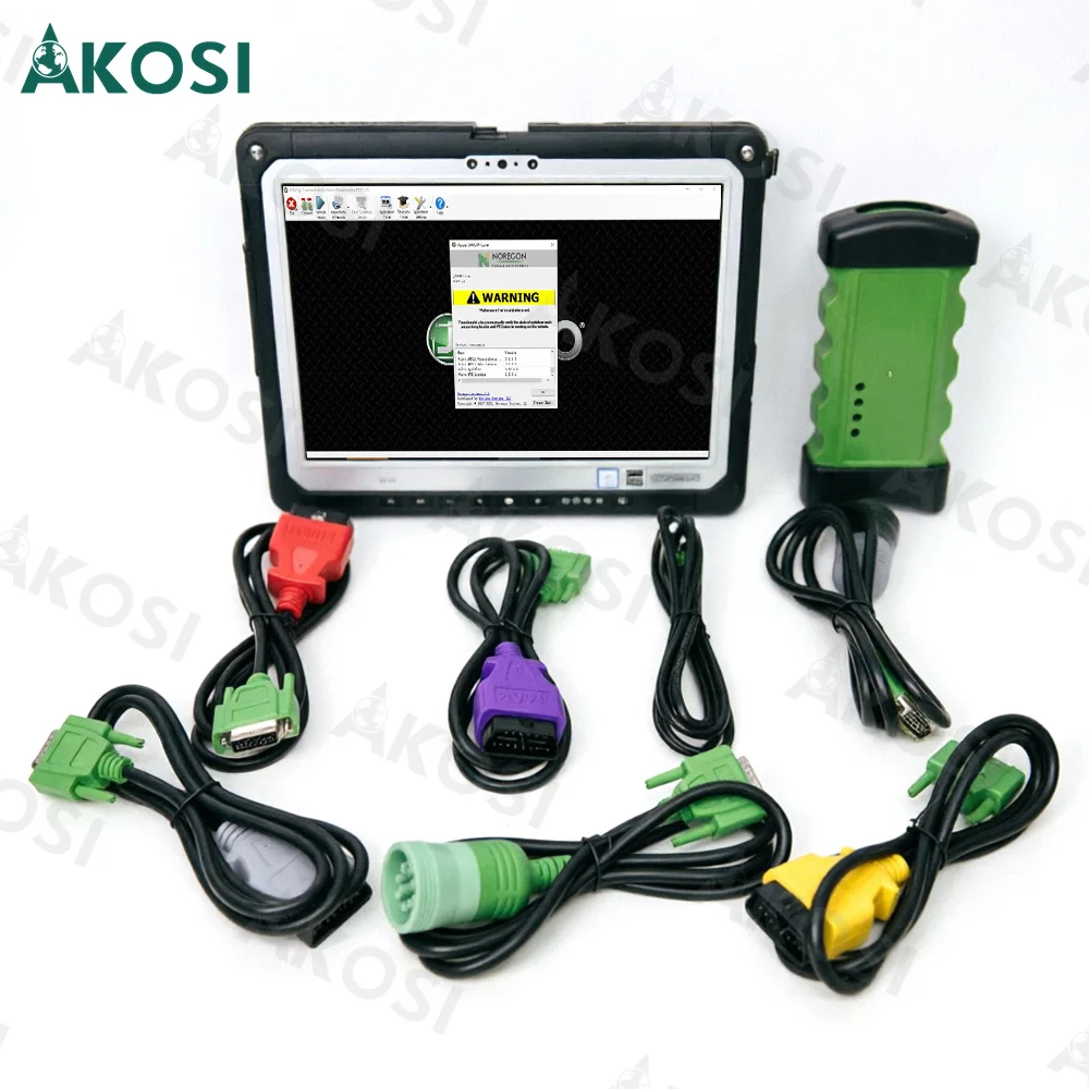 CF33 tablet+for jpro dla diagnostic 2024 DLA+2.0 Vehicle Interface Diesel Newest Heavy Duty Truck Scanner Diagnostic Tool